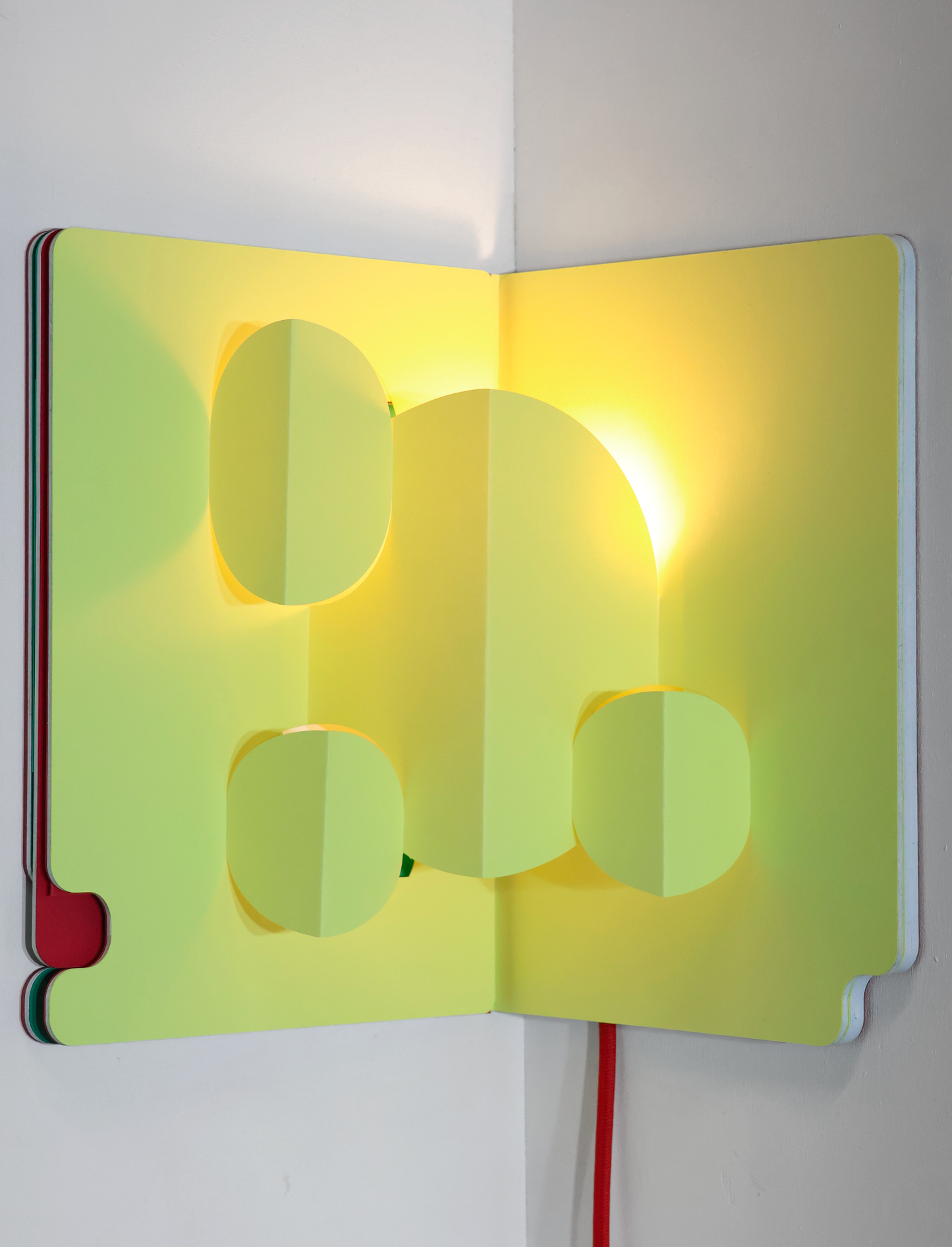 Pop Up Lamp Green/Red/Yellow