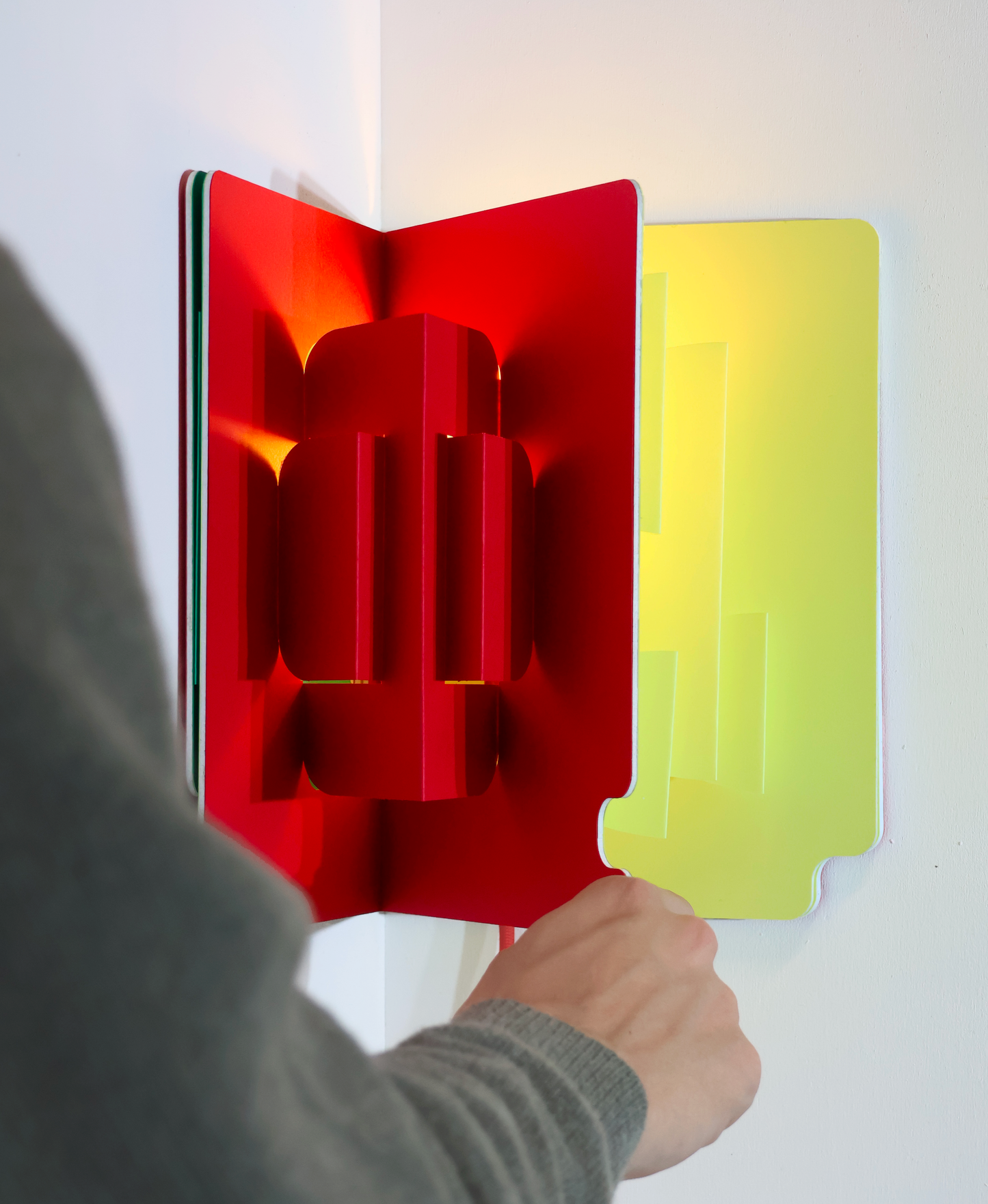 Pop Up Lamp Green/Red/Yellow