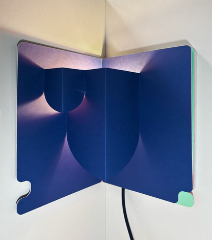 Pop Up Lamp Blue/Mint/Pink